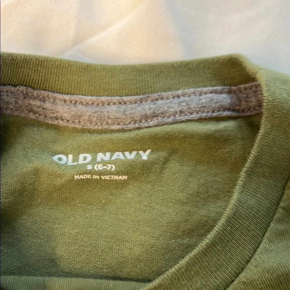 Old Navy Cat & Jack Bundle of 3 Boys Long Sleeve Blue & Green Long Sleeve Shirts